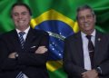 Bolsonaro, Braga Netto, bandeira do Brasil